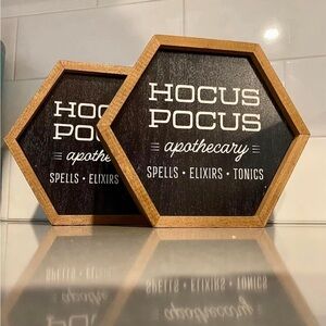 One | BRAND new | Hocus Pocus | apothecary wooden sign